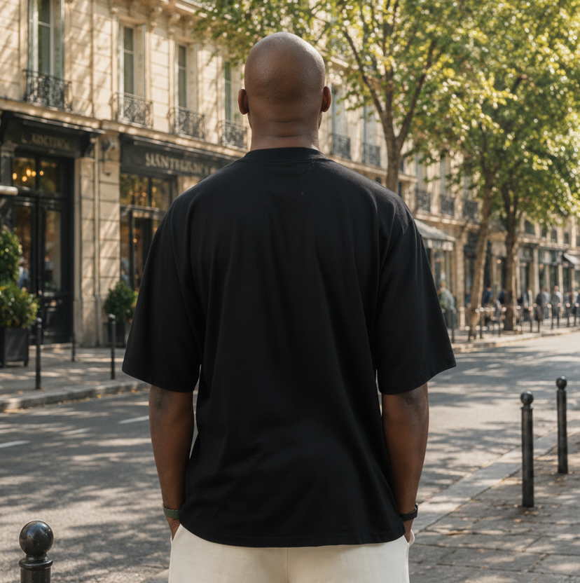 T-shirt oversize - SUMMER « black »