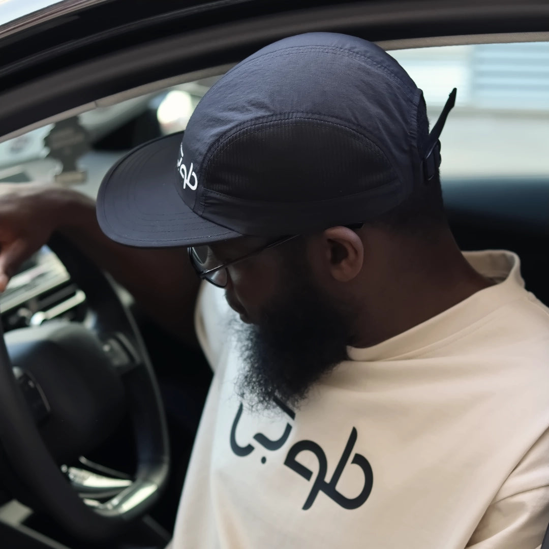 Casquette été noire - tōoba cap summer black