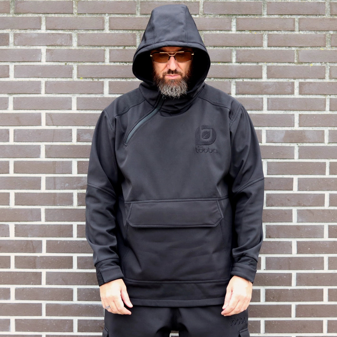 Ensemble taktikal oversize noir