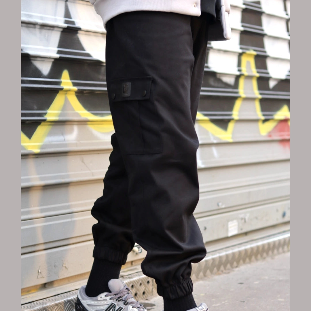 Pantalon cargo oversize noir - tōoba cargo pants