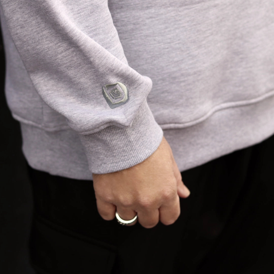 Sweatshirt oversize gris- crewneck grey