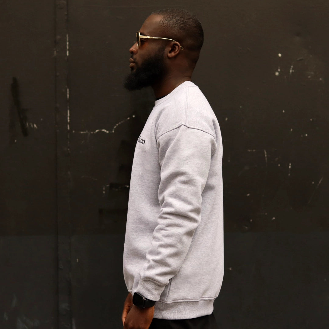 Sweatshirt oversize gris- crewneck grey