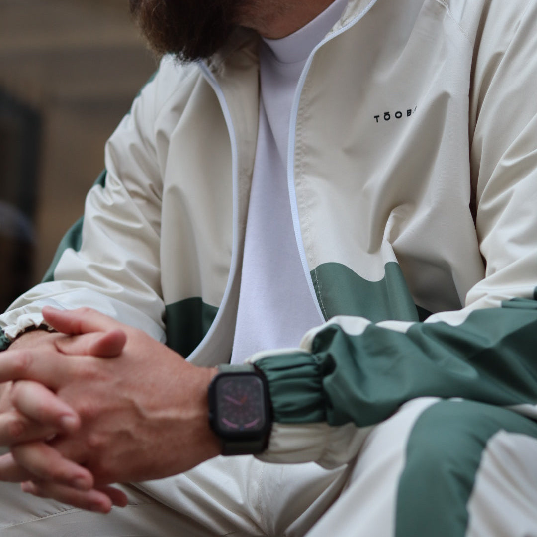 TRACKSUIT ATLAS - SABLE / VERT