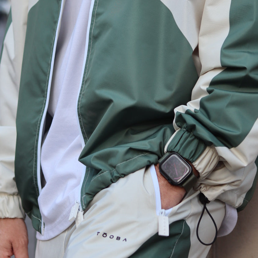 TRACKSUIT ATLAS - SABLE / VERT