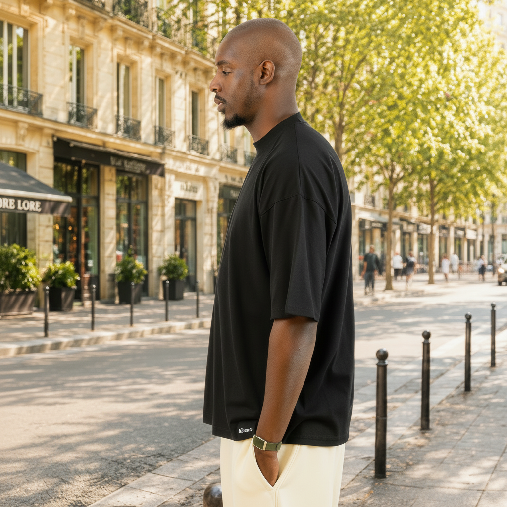 T-shirt oversize - SUMMER « black »