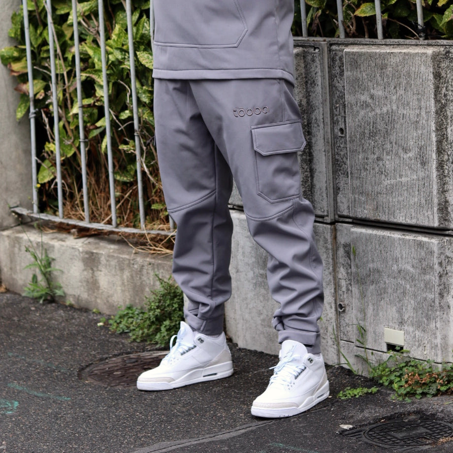 Ensemble taktikal oversize gris