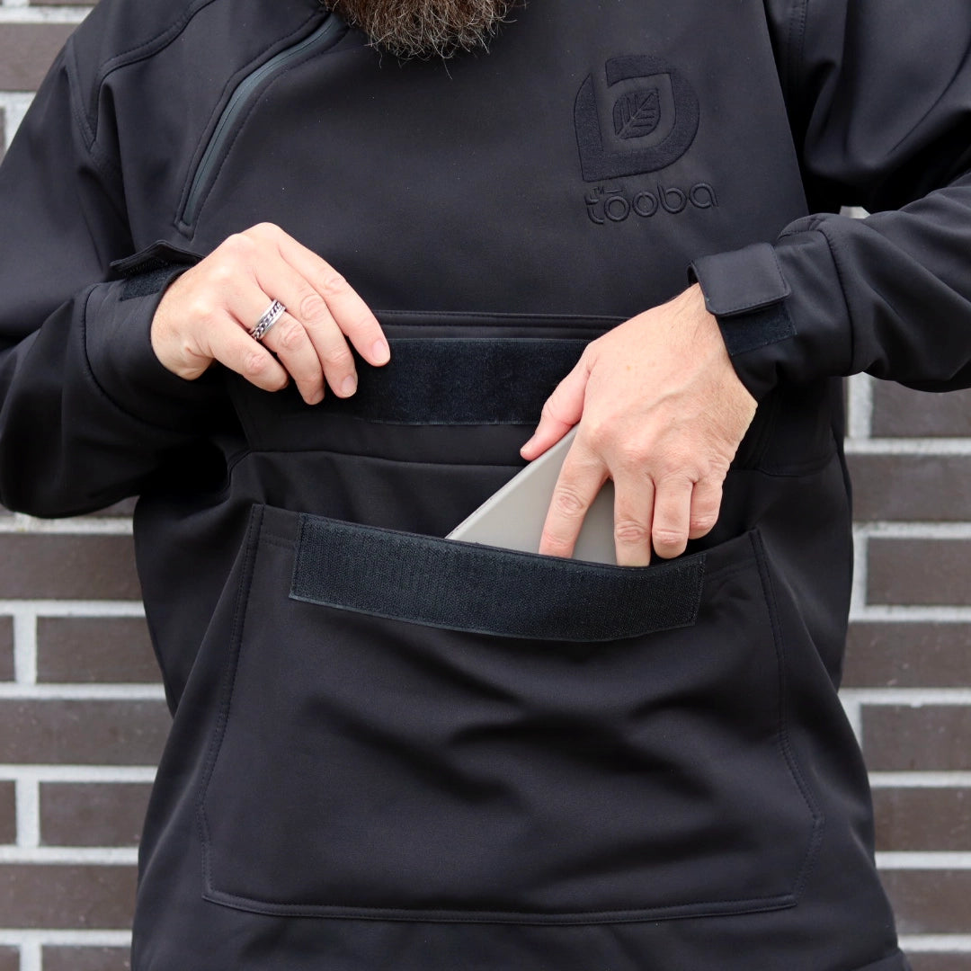 Ensemble taktikal oversize noir