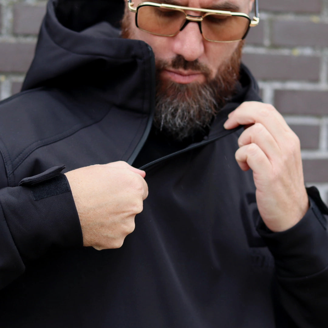 Ensemble taktikal oversize noir