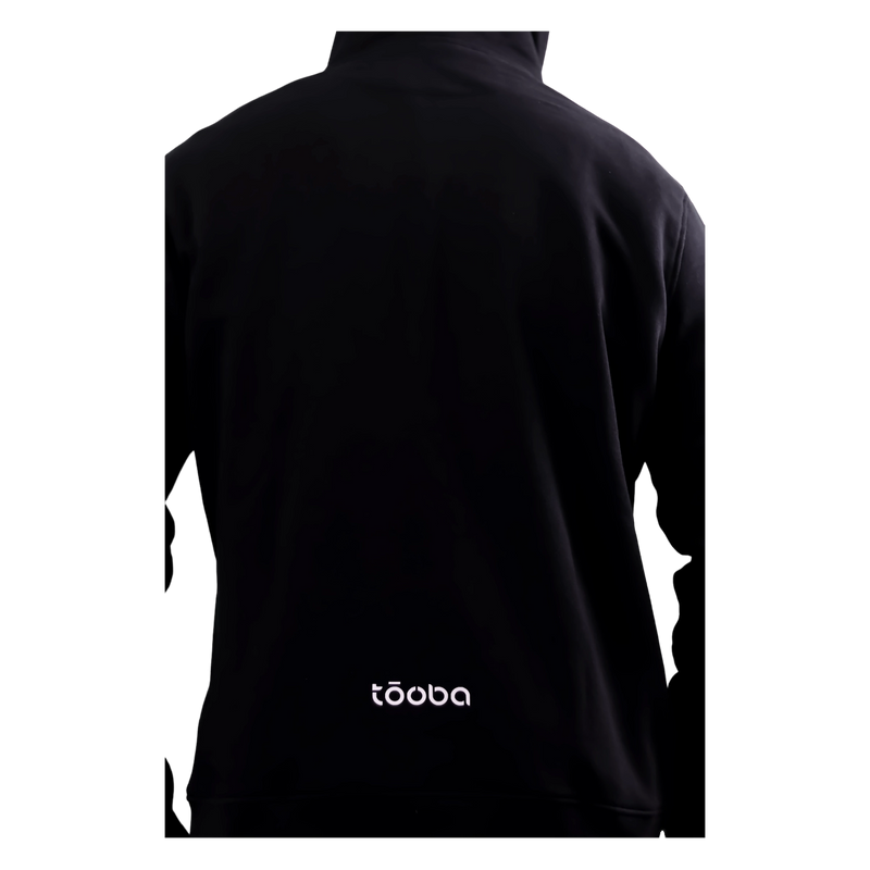 Hoodie noir en coton bio - tōoba Reborn Black