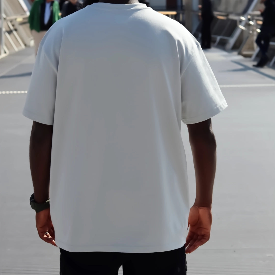 T-shirt oversize en coton - Tee-shirt tōoba connected grey
