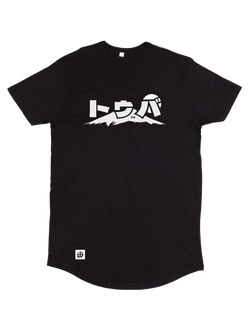 tee-shirt long - tōri mount fuji